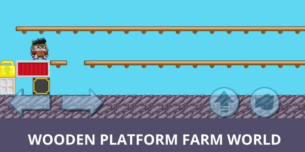 Gambar Product WOODEN PLATFORM FARM WORLD - GROWTOPIA