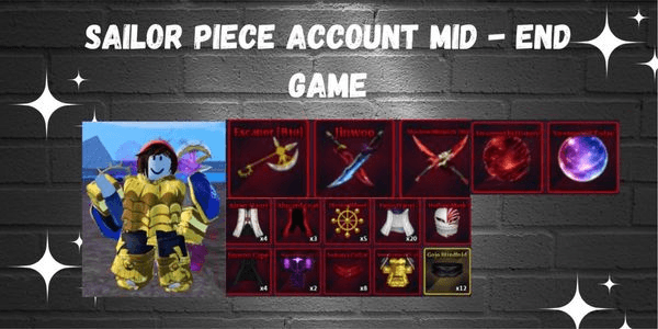Gambar Product Account Mid - End Game | Sailor piece