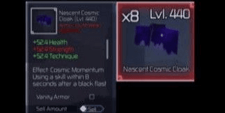 Gambar Product Nascent Cosmic Cloak | Jujutsu Infinite