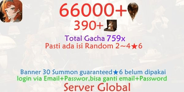 Gambar Product Akun Gacha Reverse 1999-2