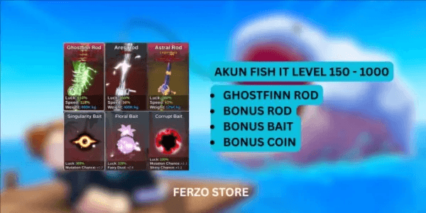 Akun Fish It Ghostfinn Rod