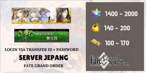 Reroll Account Fate Grand Order/FGO [JP] - 2