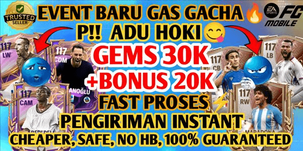 Gambar Product SMURFT EA FC MOBILE | 30K++ GEMS | ANDRO/IOS