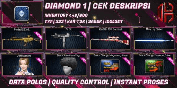 Gambar Product Diamond 1 Petik 1 | Starter pack | For Beginner | DIJAMIN GACORRR