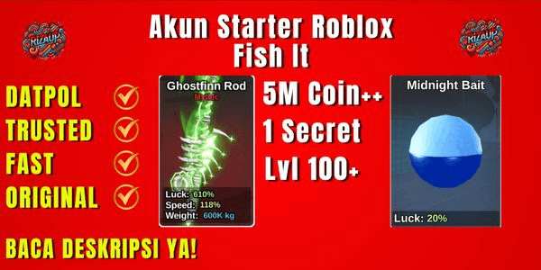 Gambar Product Akun Starter | Fish It !