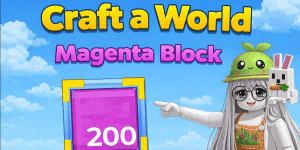 200 Magenta Block - Craft A WORLD
