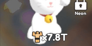 Gym Star Simulator > Secret Maneki-Neko x7,8T Muscle Growth