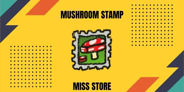 Mushroom Field Stamp