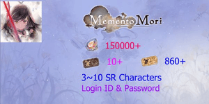 Reroll Account MementoMori [ASIA]
