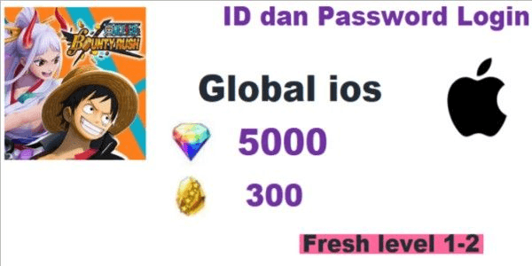 Gambar Product Akun Global ios One piece Bounty Rush-4