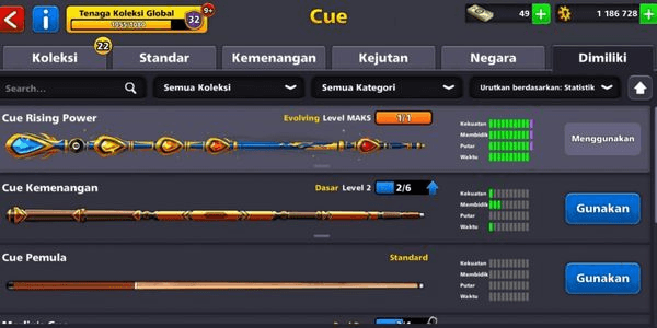 Gambar Product Akun Cue Max Rising, Login Google Play,  Low Level, Id rapi (Data Sesuai Gambar)