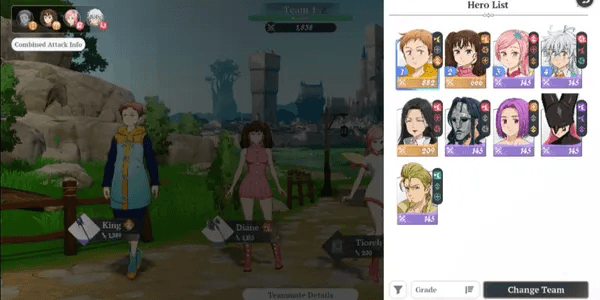 7ds Origin | Starter King & Diane [Sea]