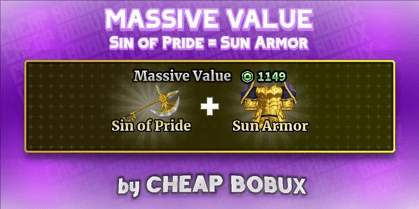 Gambar Product Sin of Pride + Sun Armor