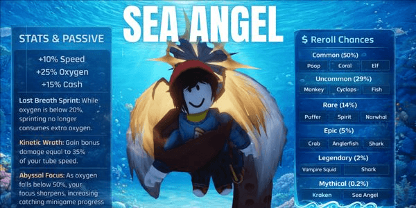 Gambar Product Akun Sea Angel Race | Mythic Rarity (0,2%) - Abyss