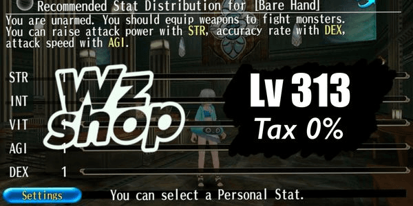 Gambar Product Akun done MQ cap Lv305 polos