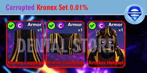 [Offerta!!] Corrupted Kronax Set 0,001% [9.4k HP] - Elemental Dungeons |Dental Store|