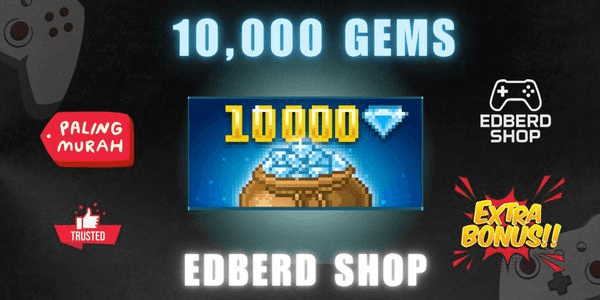 Gambar Product Pixel World | 10,000 Gems + BONUS