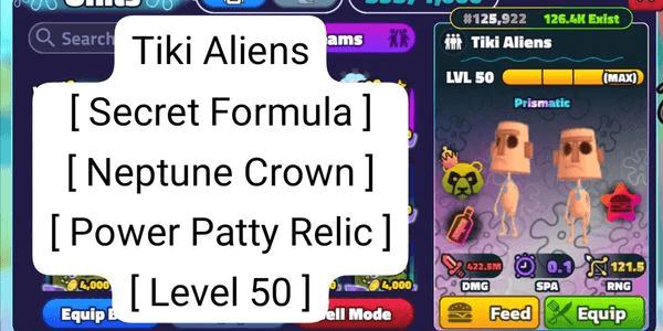 Gambar Product Tiki Aliens