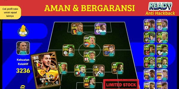 Gambar Product Selling eFootball Mobile 2026 Account - GG Squad, Ready to Play!