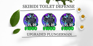 UPGRADED PLUNGERMAN -Skibidi tower defense (GODLY)