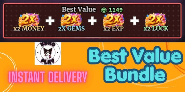 Gambar Product x2 MONEY + 2x GEMS + x2 EXP + x2 LUCK
