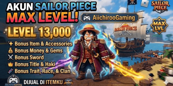 Gambar Product Account Sailor Piece Level 13000
