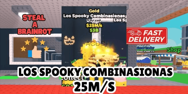 Gambar Product Gold Los Spooky Combinasionas
