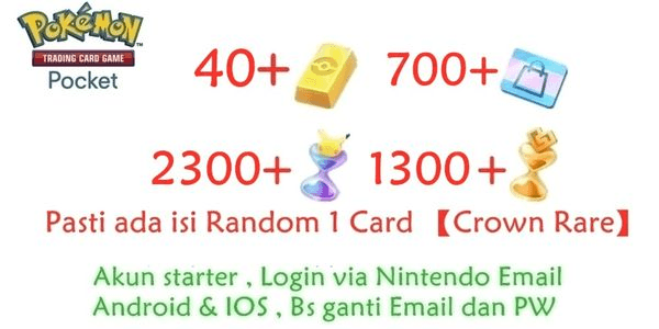 Gambar Product Akun Pokemon TCG Pocket TCGP-4