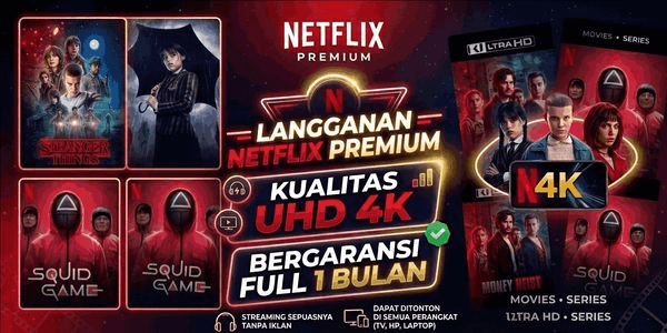 Gambar Product Sharing 1 Month - 1 Profile UHD (Region ID)