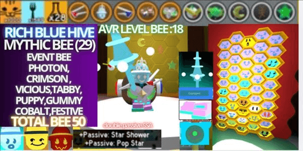 Gambar Product BEE SWARM RICH BLUE HIVE