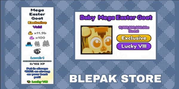 Gambar Product Mega Easter Goat "405%" (lucky 8)
