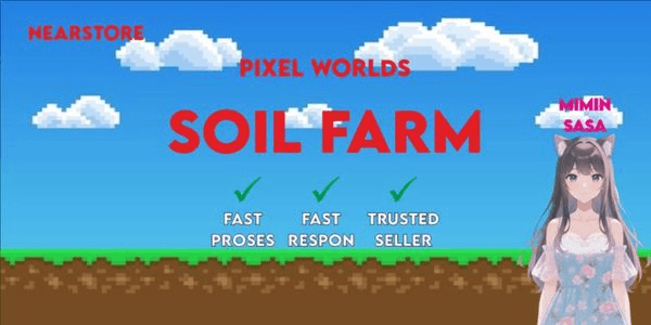 Gambar Product Dirt Farm / Soil Farm | Pixel Worlds
