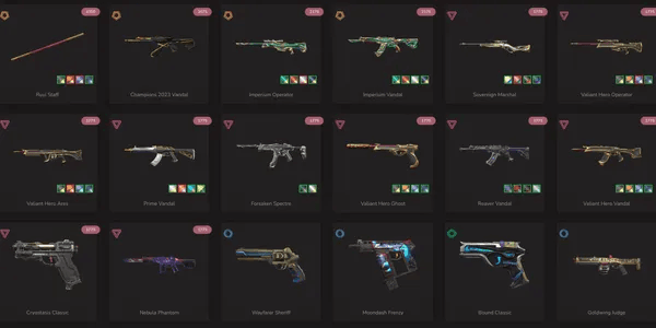 AP / CHAMPIONS 2023 VANDAL / VALIANT HERO VANDAL / VALIANT HERO OPERATOR / FORSAKEN SPECTRE / RUYI STAFF #VDP0033