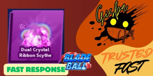 Dual Crystal Ribbon Scythe