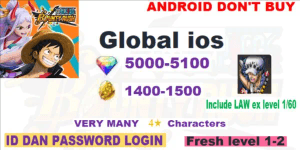 One Piece Bounty Rush Gacha Account ios-4