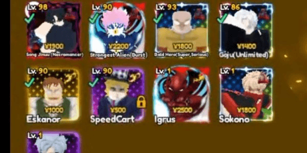 Gambar Product AKUN ANIME OVERLOAD GG (5 Overload)