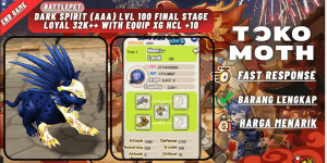 Dark spirit (AAA) lvl 100 Final Stage Loyal 32k++ with equip XG HCL +10
