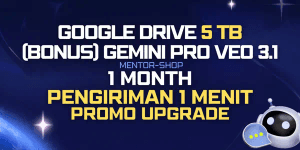 GOOGLE DRIVE 5TB + GEMINI AI PRO 1 MONTH
