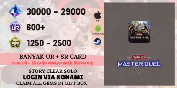 Yu-Gi-Oh! Master Duel Gacha Account - 3