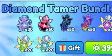Bubble Gum Simulator INFINITY - Diamond Tamer Bundle【399R】