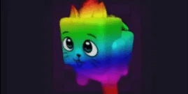 Chroma fire cat pet