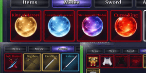 SAILOR ACCOUNT LEVEL MAX MELEE/SWORD AS PER IMAGE