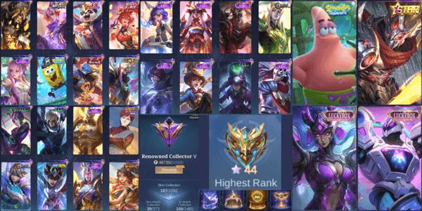 Gambar Product 2# AKUN ML SULTAN BERGARANSI !! | EMBLEM MAX | HARGA MURAH MERIAH | SKIN BANYAK