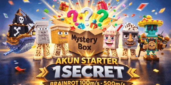 Akun 1 Brainrot secret (wajib baca deskripsi)