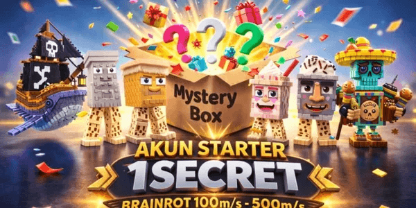 Akun 1 Brainrot secret (must read description)