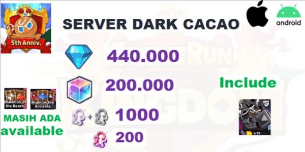 Gambar Product Gacha Account Cookie Run Kingdom Special