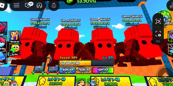 Gambar Product >+1 SPEED BE A LUCKY BLOCK > SMURF CAT (3SXD/S) > MAX LEVEL > SUPER OP!