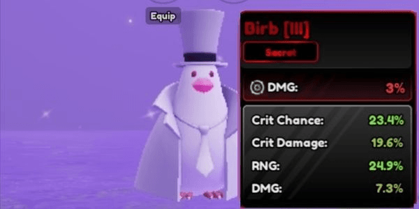 Gambar Product BIRB GOD STATS | Anime Vanguards