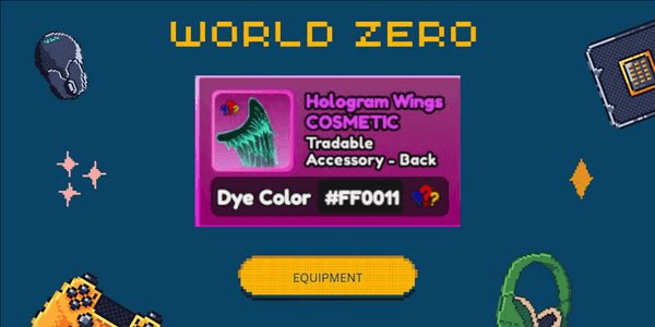 Gambar Product Hologram Wings #FF0011