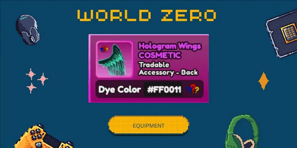Hologram Wings #FF0011